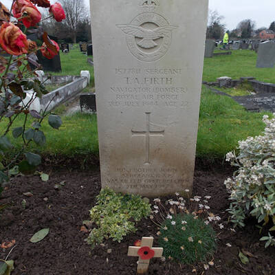 Sergeant Thorold Anderton Firth RAF.